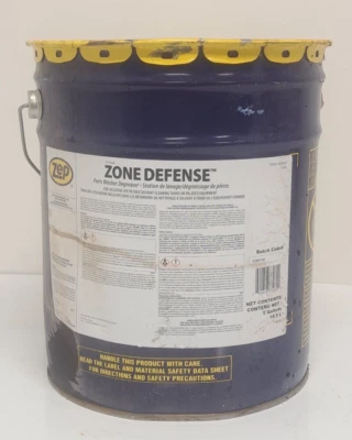 ZEP J32835 Zone Defense 零件洗衣机清洁除油液溶液,5 加仑 — 第 1/4 张图片