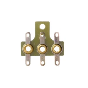 5pcs Terminal Tag Strip 3Lug Turret Board FR4 Brass Guitar Tube Amp Audio DIY - Picture 1 of 4