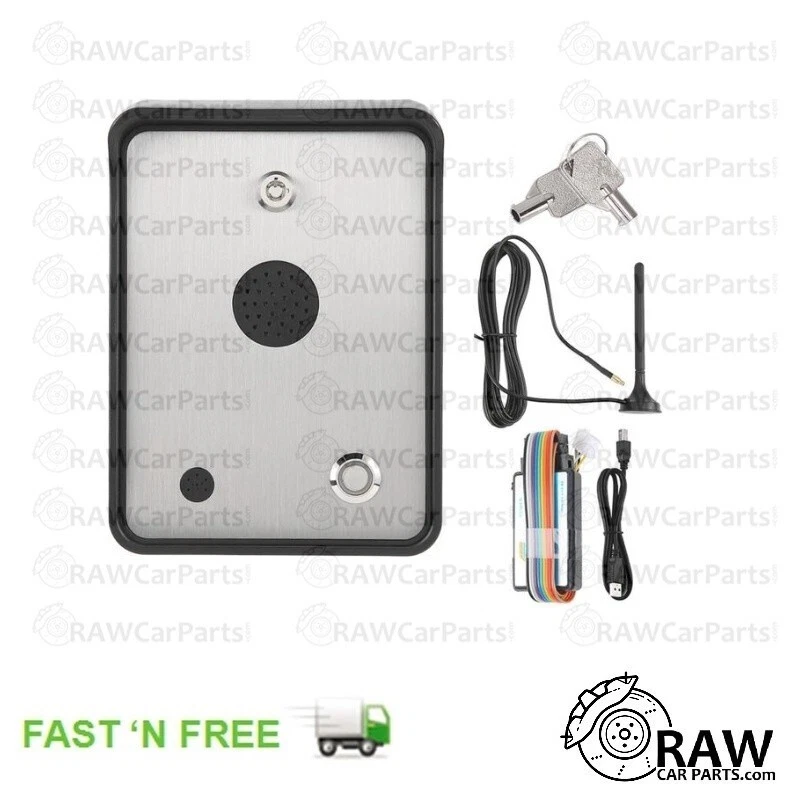 Single 1 Button GSM Audio Intercom to Mobile Phone for Electric Gates / Door - Image 1 of 1