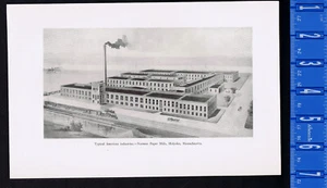 Norman Paper Mills, Holyoke, Massachusetts - American Industry - 1894 Print - Picture 1 of 1
