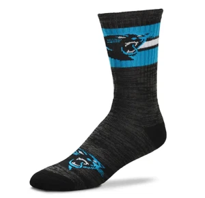 Calcetines de fútbol americano Carolina Panthers carbón primera cuerda Deuce crew - Imagen 1 de 1