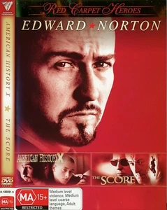 American History X + The Score DVD (Region 4) Red Carpet Heroes Edward Norton - Picture 1 of 2