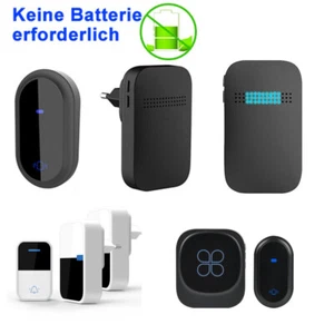 Batterielose Funkklingel Türklingel ohne Batterie Türklingel kabellos 38Melodien - Bild 1 von 21
