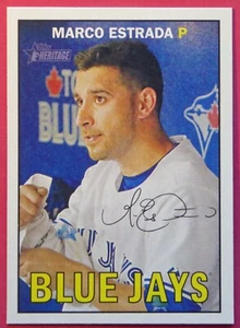 2016 Topps Heritage Marco Estrada #245 (Blue Jays) NM+ - Picture 1 of 1