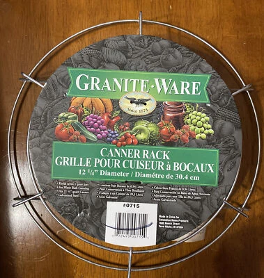 Granite Ware Water Bath Canner Rack 12 1/4" 21.5-Quart - Image 1 of 2