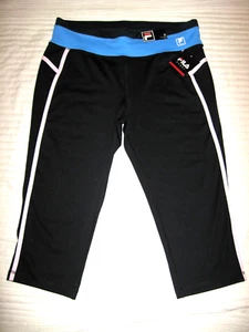 Fila Women's Fitness / Yoga Capri Pants ~ Sz. L~ NWT - Picture 1 of 4