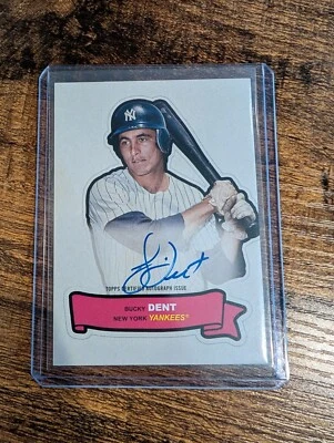 2024 Topps Archives - 1968 Topps Action All-Stars Autographs Bucky Dent #68AA-BD - Image 1 of 4