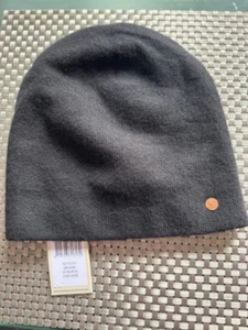 NEW WITH TAGS Bickley + Mitchell  Cashmere Blend  Beanie BLACK ONE SIZE - Picture 1 of 7
