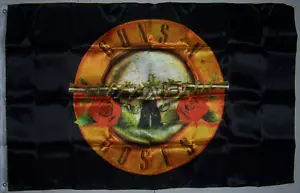 New GUNS N' ROSES 3x5ft FLAG fade resistant superior quality US seller - Picture 1 of 4