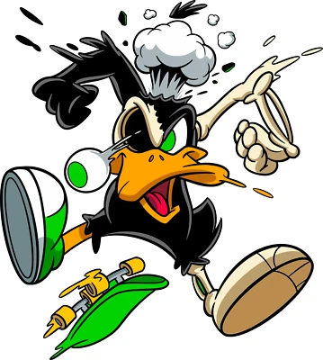 DTF Transfer -daffy duck I A4 Size | DIY Apparel