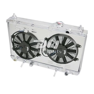 2 Row ALUMINUM RADIATOR&Shroud&Fan FIT 97-2001 HONDA CRV CR-V EX 2.0L 1972CC l4 - Picture 1 of 9