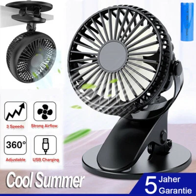Mini Grow Ventilator mit Clip Klemme+Standfuß Clipventilator für Grow Zelt Box~ - Bild 1 von 4