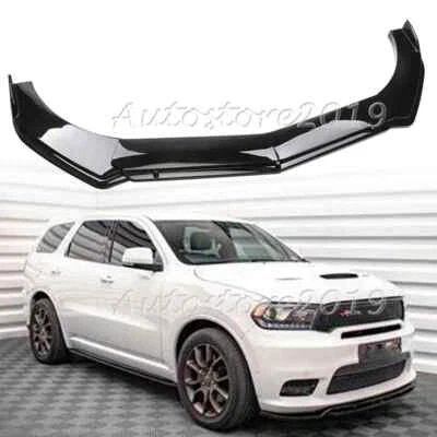 For Dodge Durango SXT RT SRT Glossy Front Bumper Lip Spoiler Splitter Body Kit - Image 1 of 4