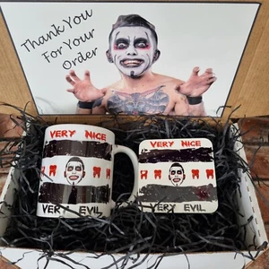 unofficial Danhausen T Shirt very nice very evil Mug Cup Tee Wrestling present - Picture 1 of 9