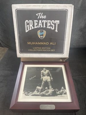 Muhammad Ali Fossil Watch Limited Edition Autographed Photo Boxed Set #474/7500 - Image 1 of 4