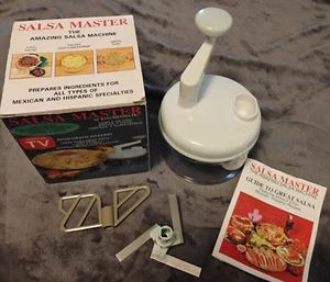 Salsa Master by Kitchenmate Complete in Box As Seen On TV Manual Food Processor - Picture 1 of 14