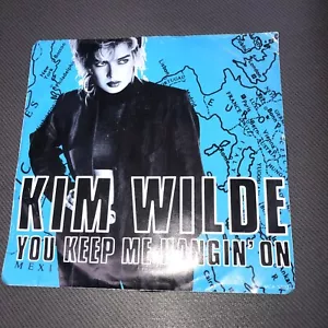 KIM WILDE 45 Vinyl You Keep Me Hanging On, Loving You - Picture 1 of 4