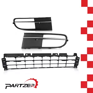 Front Bumper Lower Grill with Fog Lamp Cover Bezel Fit for VW Beetle 2012-2016 - Picture 1 of 12