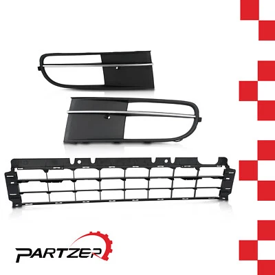 Parrilla inferior del parachoques delantero con bisel de cubierta de faro antiniebla apto para VW Beetle 2012-2016 Foto 1 de 4