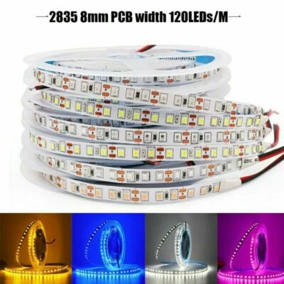 5M 2835 DC12V Led Strip Light 60/120 Leds/m RGB Led Tape Flexible Led Ribbon - Image 1 of 4