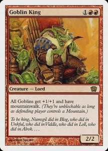 MTG GOBLIN KING EXC - RE DEI GOBLIN - 8TH - MAGIC - Picture 1 of 1