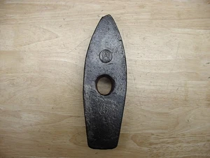 Atha 14lb Straight Peen Sledge Hammer Head,8-13/16",110+ Years Old,FAIR,W/CHPPG - Picture 1 of 14