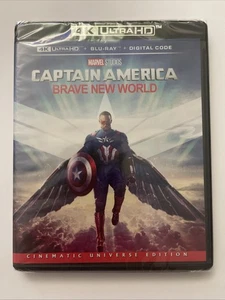 Captain America: Brave New World (4K / Blu-ray+Digital) NEW - Bild 1 von 2