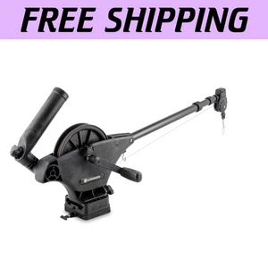 Black Manual Downrigger with 2:1 Speed & Stainless Steel Boom - Uni-Troll 10 - Picture 1 of 11