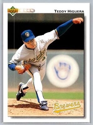 1992 Upper Deck - Teddy Higuera #138 - Image 1 of 2