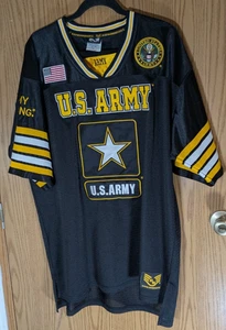 U.S. ARMY Football Jersey Size Large L Rapid Dominance Black & Gold - Picture 1 of 4