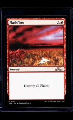 2022 MTG Magic The Gathering 30A 30th Anniversary Edition #147 Flashfires - Image 1 of 2