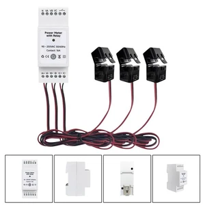 Smart Power Meter App Control WiFi Smart Electricity Meter WiFi Relay Switch - Picture 1 of 7