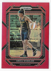 2023 Panini Prizm WNBA Red #61 Erica Wheeler #109/199 Los Angeles Sparks Rutgers - Picture 1 of 2