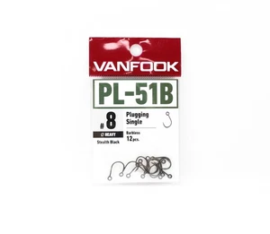 Vanfook PL-51B Plugging Single Hook Barbless Size 8 (9900) - Picture 1 of 6