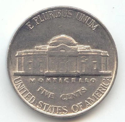 1939 Double Monticello, Doubled Die Jefferson Nickel, Lustrous AU - Image 1 of 2