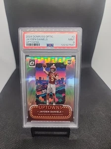 2024 Panini Donruss Optic - Uptowns Jayden Daniels #2  PSA 9 - Picture 1 of 2