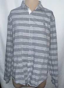 Penguin By Munsingwear Classic Fit Mens Shirt Blue Stripe Size large - Picture 1 of 7