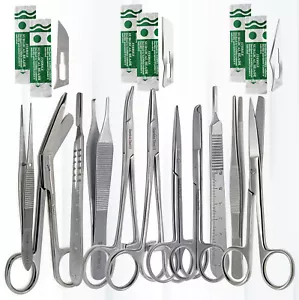 41 piezas conjunto de instrumentos quirúrgicos de cirugía menor para estudiantes - acero inoxidable - Imagen 1 de 3
