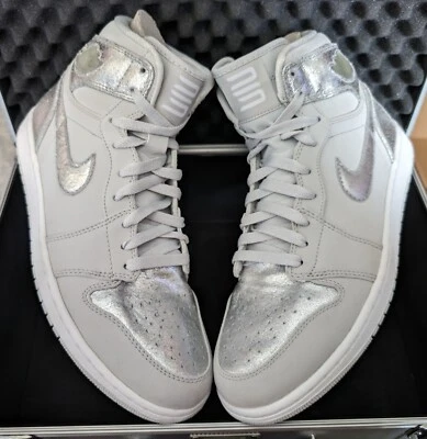 Air Jordan 1 Retro Hi Silver 25 Aniversario 2010 TALLA 10 NUEVO DS Foto 1 de 4