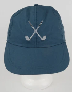 Lightweight Blue Golf Cap - Baseball Hat Adjustable  - Blueish Gray Golf Clubs - Picture 1 of 7