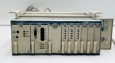 Adtran Total Access 850 Chassis w PSU, RCU 1200376L1, 3 FXS 1175408L2, 1203384l2 - Image 1 of 4