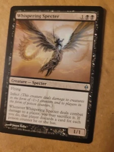 Whispering Specter [New Phyrexia] Magic MTG 77/175 Uncommon LP BULK DISCOUNT - Picture 1 of 1