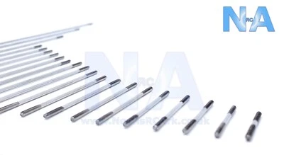 2x M3 or M2 Pushrod Stainless Steel Servo Link Linkage Push Rods RC 25mm - 300mm - Image 1 of 3