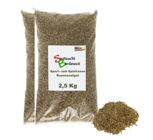 5 kg Sport Rasensamen Rasensaat Sport-und Spielrasen Gras Grassaat Nachsaat WOW - Bild 1 von 10