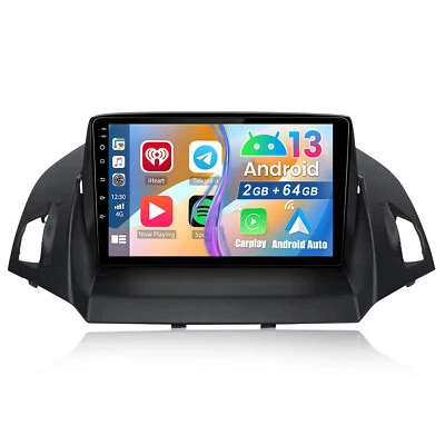 64G Android 13 Autoradio Für C-Max Ford Kuga 2012-2018 Escape 2013-2019 GPS WIFI - Bild 1 von 4