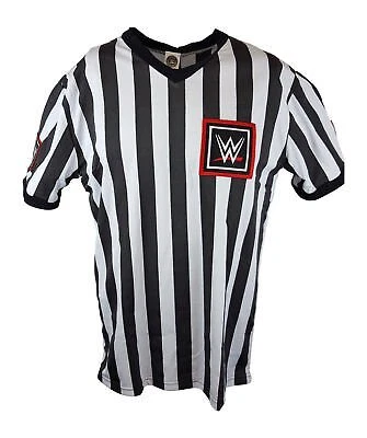 WWE New Logo 2015 Referee Shirt New Adult Sizes Cover