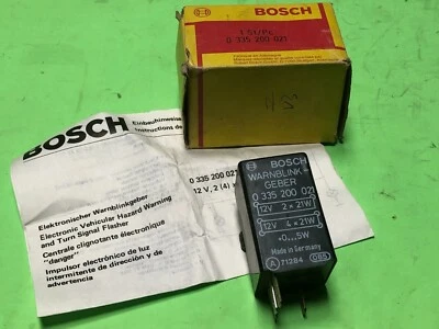 BMW 1500 2000 2002 Bosch Flasher Warnblinkgeber 0335200021 Genuine NOS - Image 1 of 4
