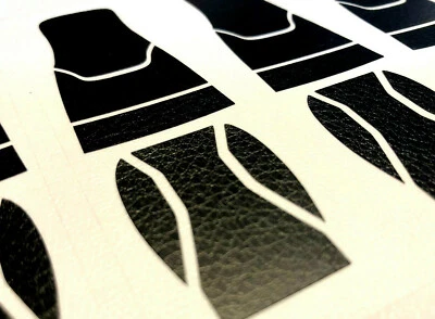 2er Set Lederdekor Sitze SCANIA Truck  1:14 Tamiya selbstklebend Aufkleber 047 - Bild 1 von 3