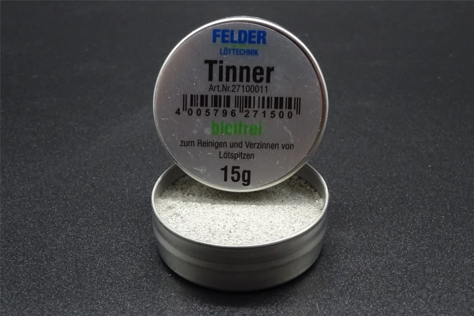FELDER LÖTTECHNIK 1x 15g Tinner Felder Lötspitzen Reiniger + Verzinner Lötkolben bleifrei Löten