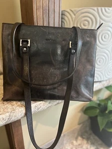 Vintage Gianni Conti Brown Leather Bag - Picture 1 of 9